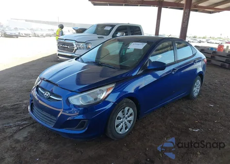 2015 Hyundai Accent Gls from USA, damaged, VIN KMHCT4AE2FU894635